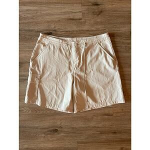 Weatherproof Garment Co Womens Khaki Cargo Shorts Size 14
